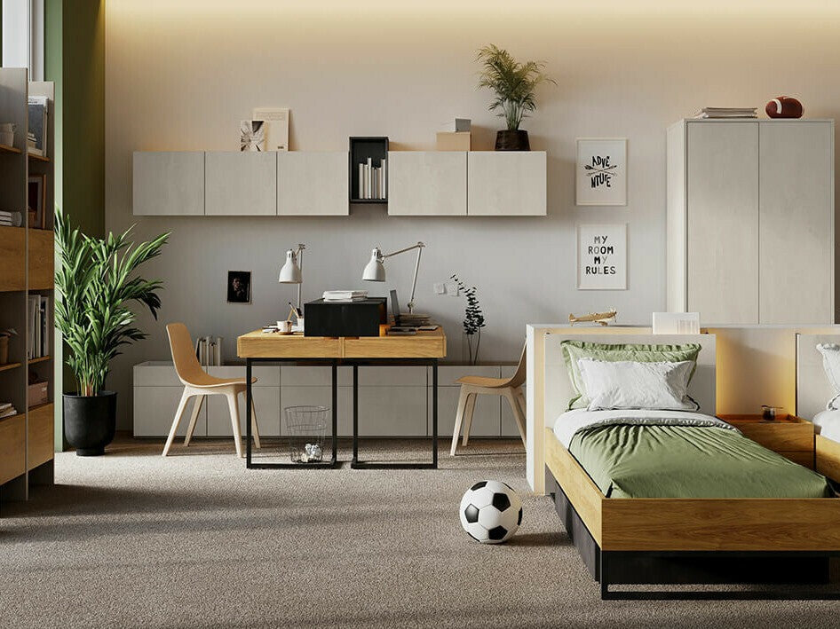 Fali szekrény TEEN FLEX TF-10 TF10SF - 2d hanging szekrény - silk flou