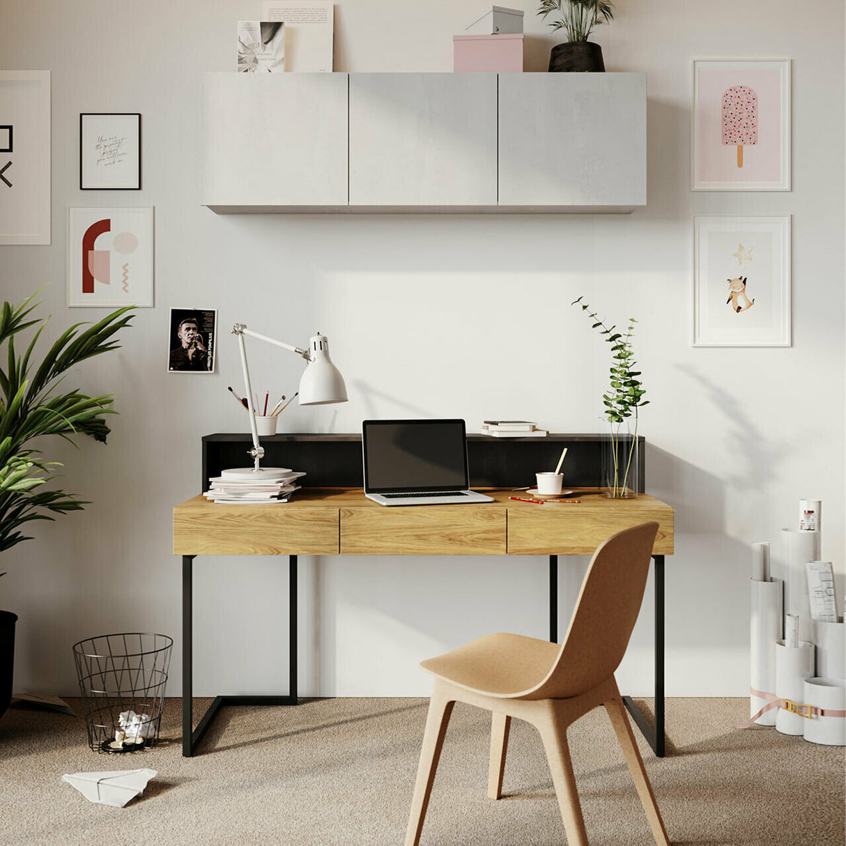 Fali szekrény TEEN FLEX TF-09 TF9SF - 3d hanging szekrény - silk flou