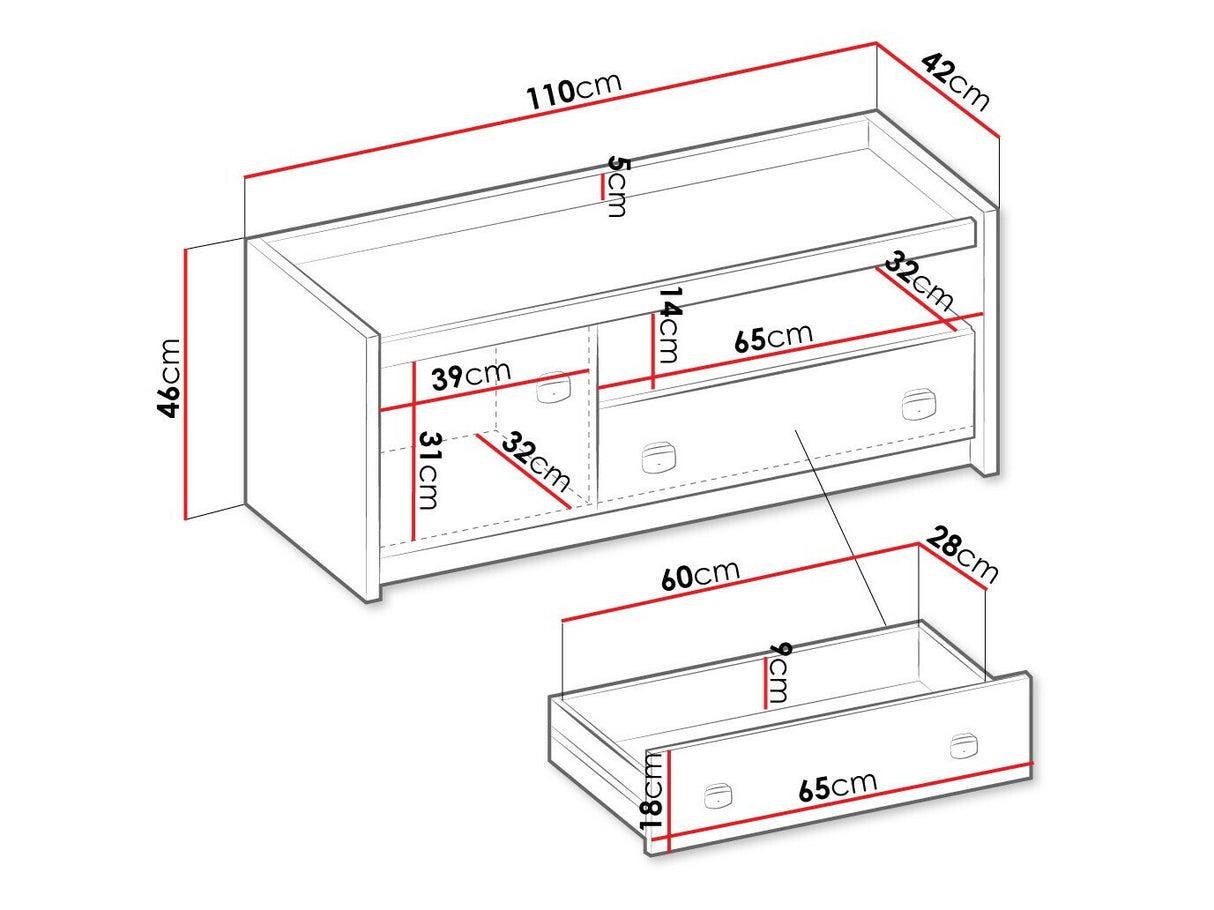 TV-állvány FG10CR FARGO