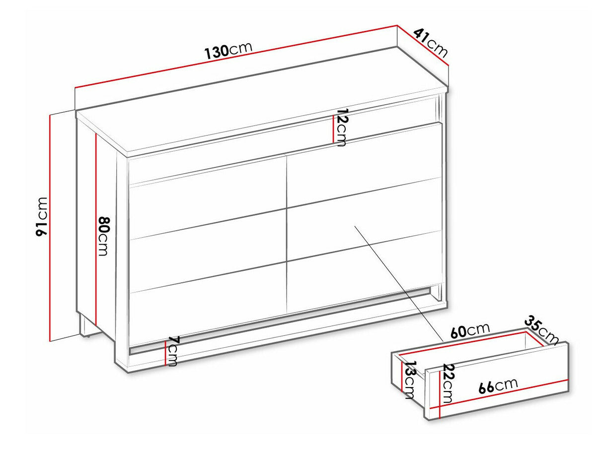 Komód QUANT QS-04 QS4DAC