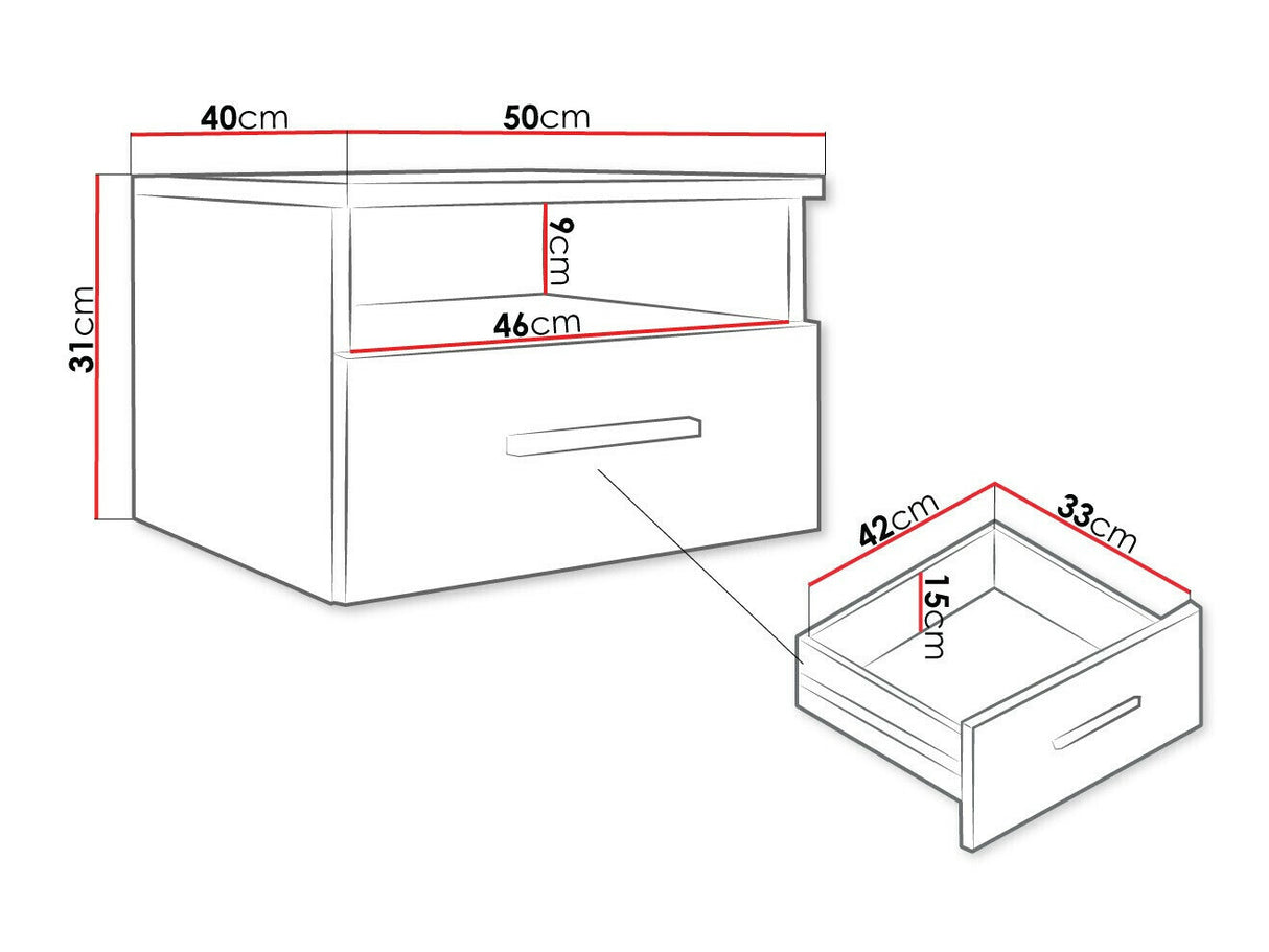 Éjjeliszekrény TOKYO