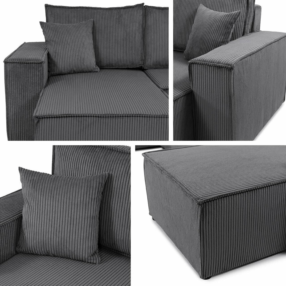 Sarokkanapé Narożnik KARL U, Szín: Poso 22