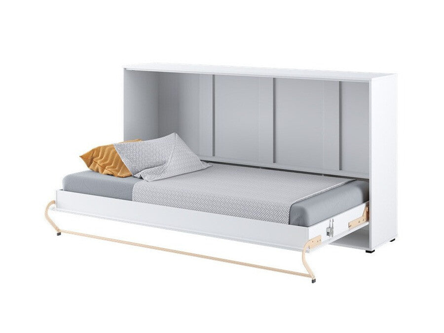 Szekrényágy CONCEPT PRO CP-06 I, Szín: Fehér + Fényes fehér, Alvó felület mérete: 90 x 200 cm