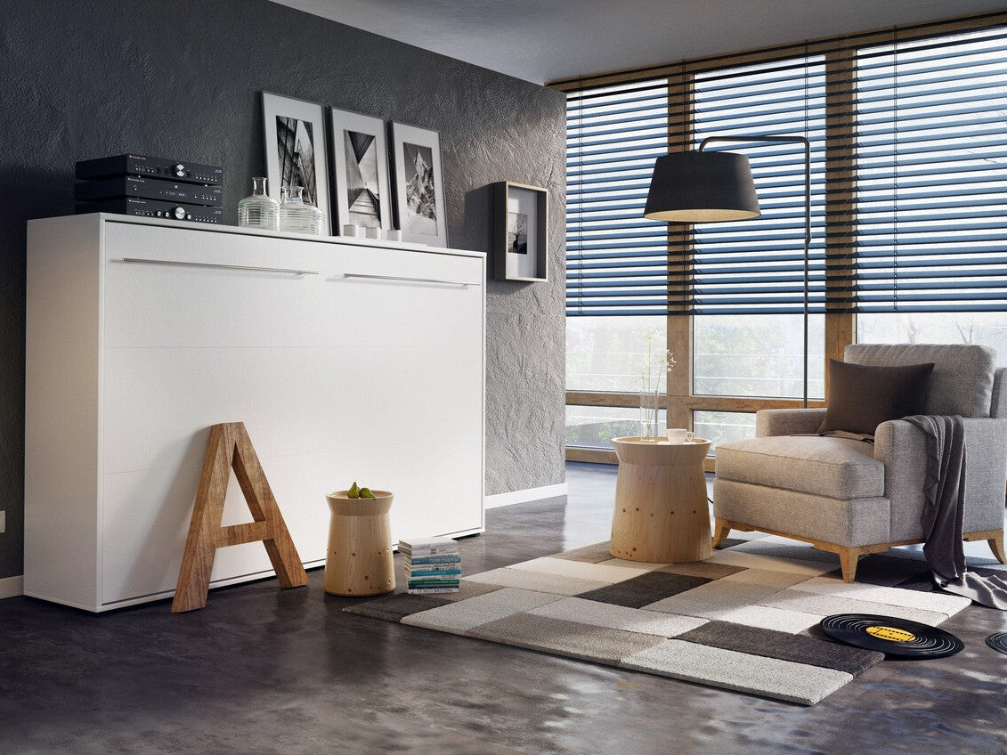 Szekrényágy CONCEPT PRO CP-04 I, Szín: Fehér, Alvó felület mérete: 140 x 200 cm