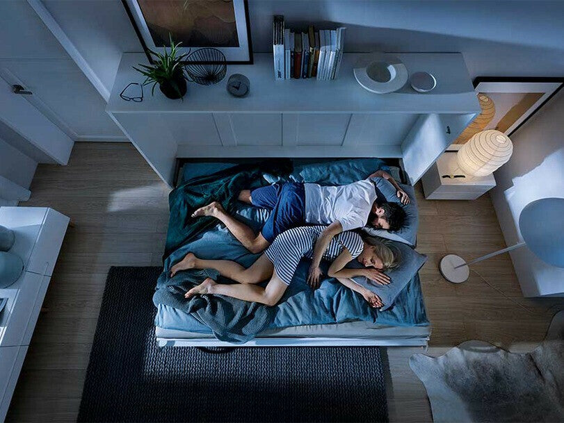 Szekrényágy CONCEPT PRO CP-04 I, Szín: Fehér, Alvó felület mérete: 140 x 200 cm