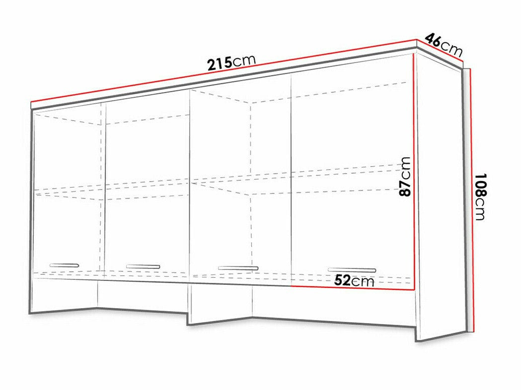 Szekrény CONCEPT PRO CP-11, Szín: Szürke