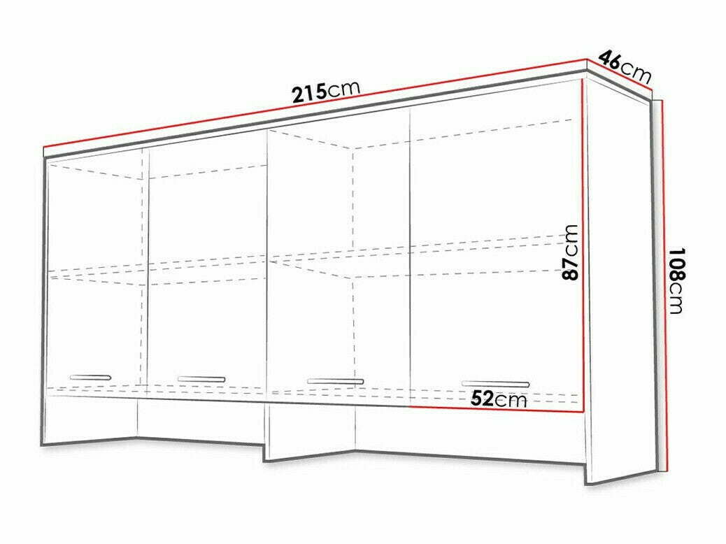 Szekrény CONCEPT PRO CP-11, Szín: Fehér