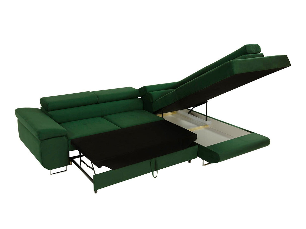 Sarokkanapé Narożnik TOREZIO, Szín: Venus Velvet 2927, Változatok: Balos