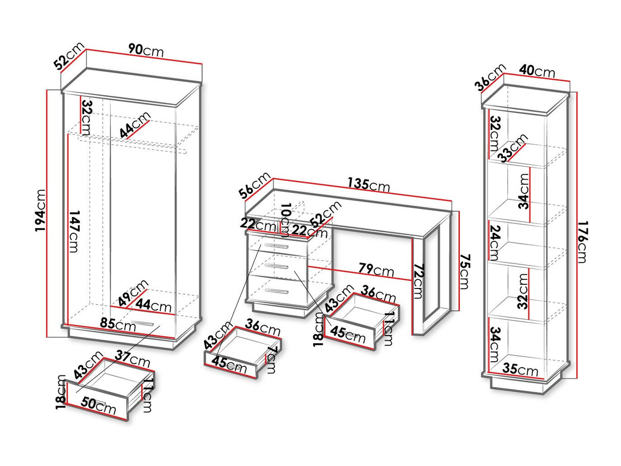Irodai garnitúra Lamelo VI