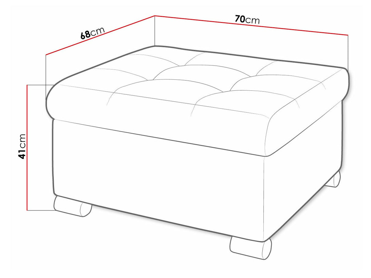 Puff Niko M (Tony), Szín: Magni 206.07