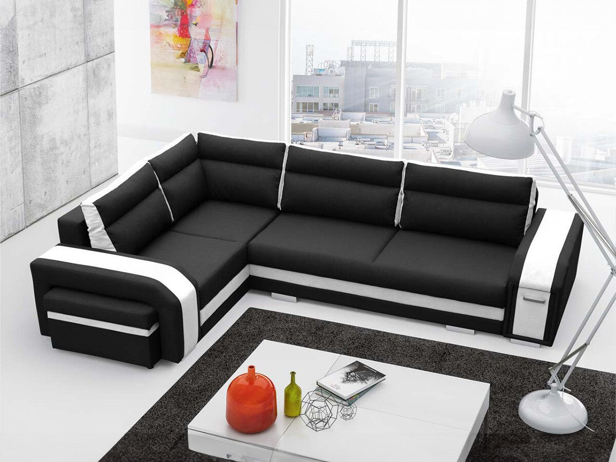 Sarokkanapé Assan (Sandi), Változatok: Balos, Szín: Inari 100 + Soft 017