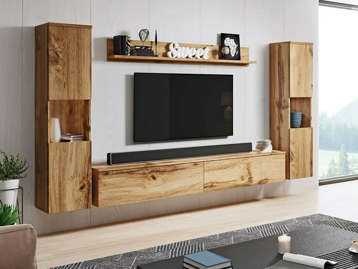 Nappali szett PARIS XL (Bamisio), Szín: Wotan tölgy, Led világítás: Nem