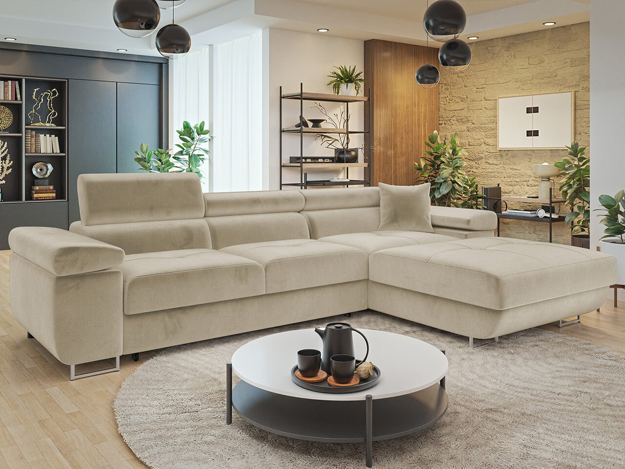 Sarokkanapé Narożnik TOREZIO MINI, Szín: Manila 02, Változatok: Jobbos