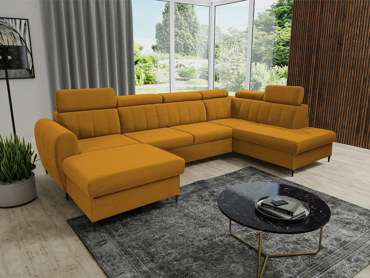 Sarokkanapé Narożnik FORIO XL, Szín: Kronos 01, Változatok: Balos