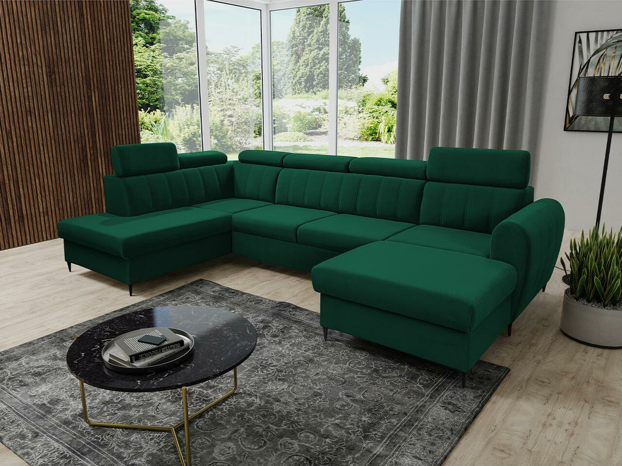 Sarokkanapé Narożnik FORIO XL, Szín: Kronos 19, Változatok: Jobbos