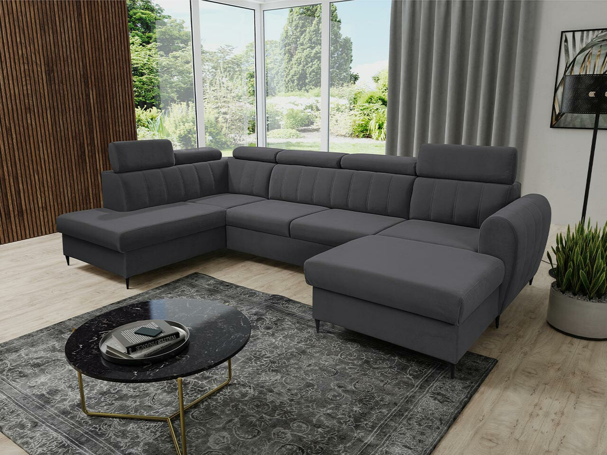 Sarokkanapé Narożnik FORIO XL, Szín: Kronos 22, Változatok: Jobbos