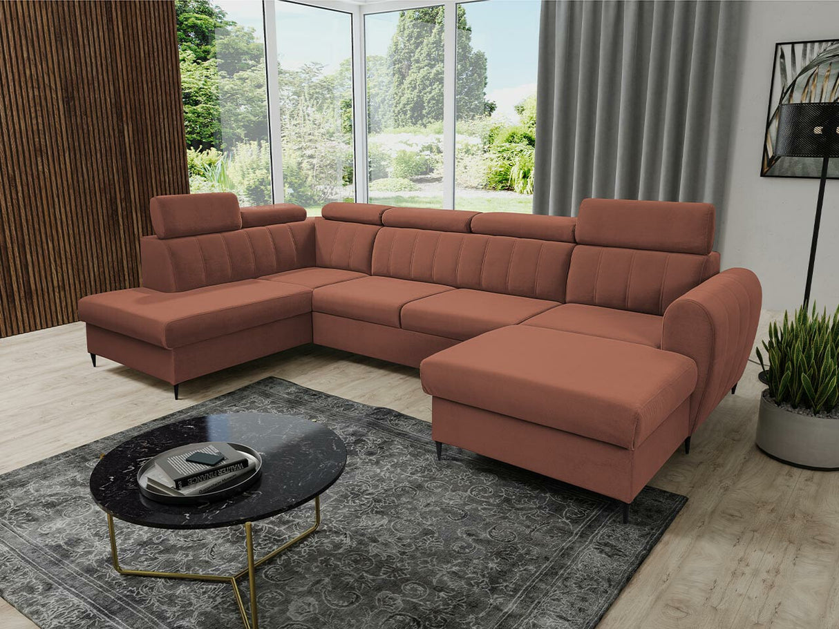 Sarokkanapé Narożnik FORIO XL, Szín: Kronos 29, Változatok: Jobbos