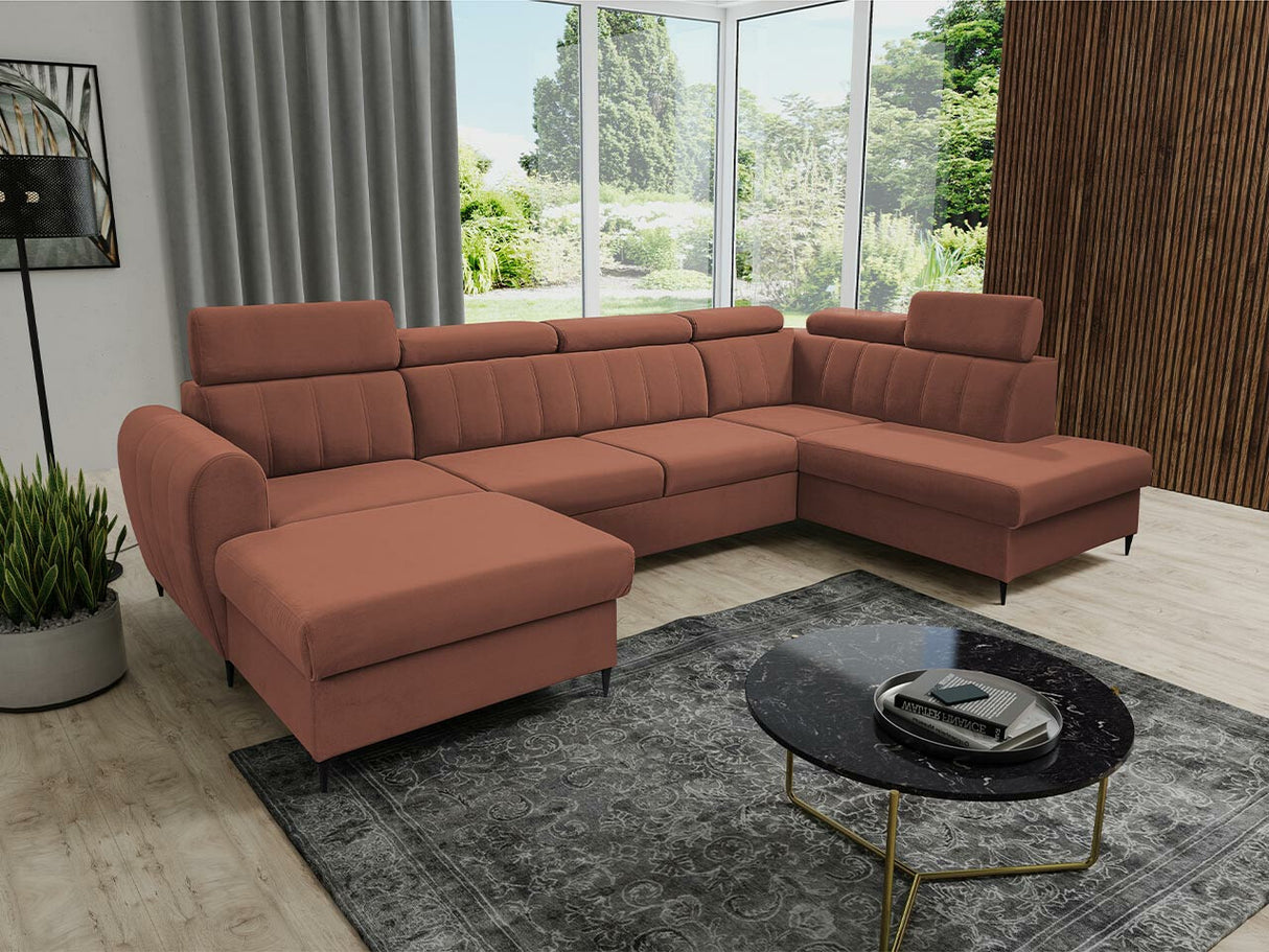 Sarokkanapé Narożnik FORIO XL, Szín: Kronos 29, Változatok: Balos