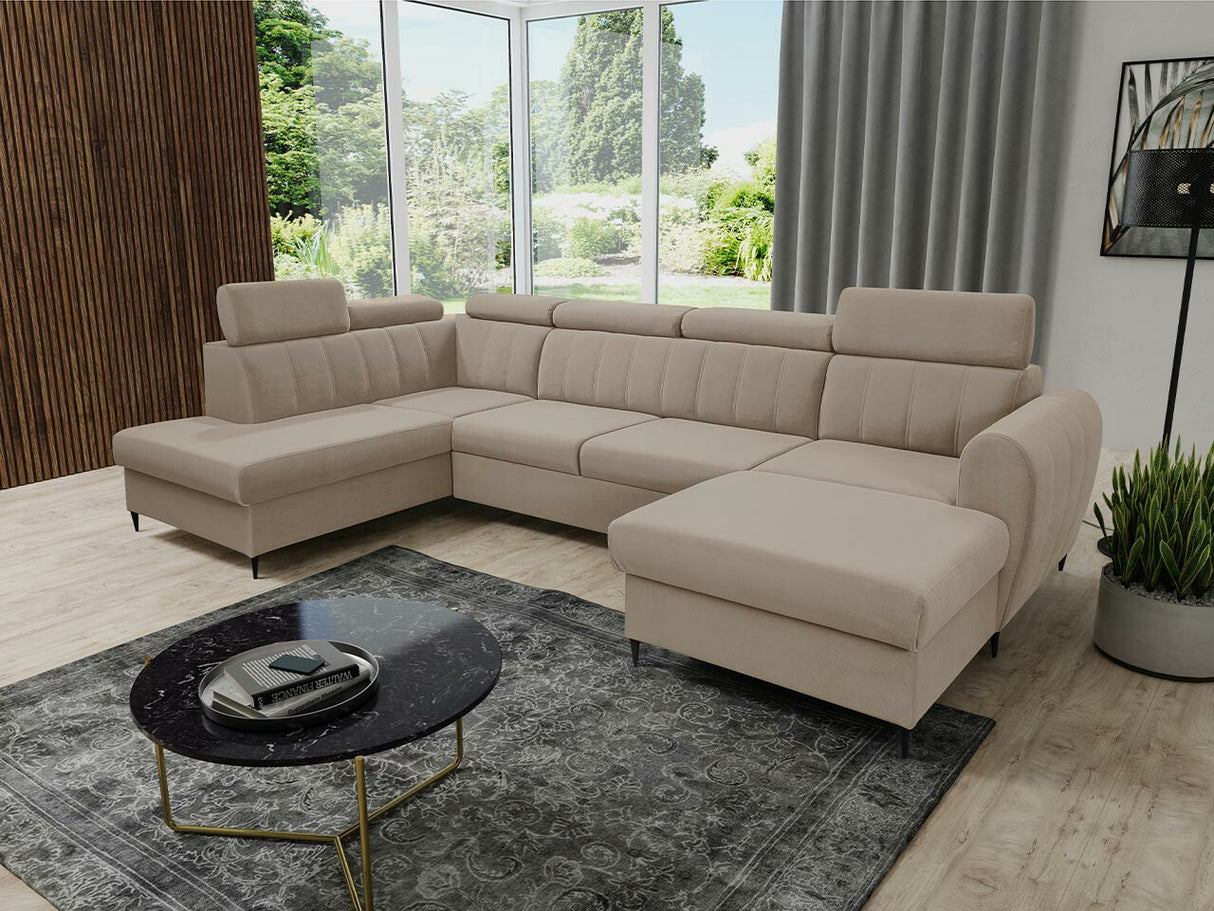 Sarokkanapé Narożnik FORIO XL, Szín: Paros 02, Változatok: Jobbos