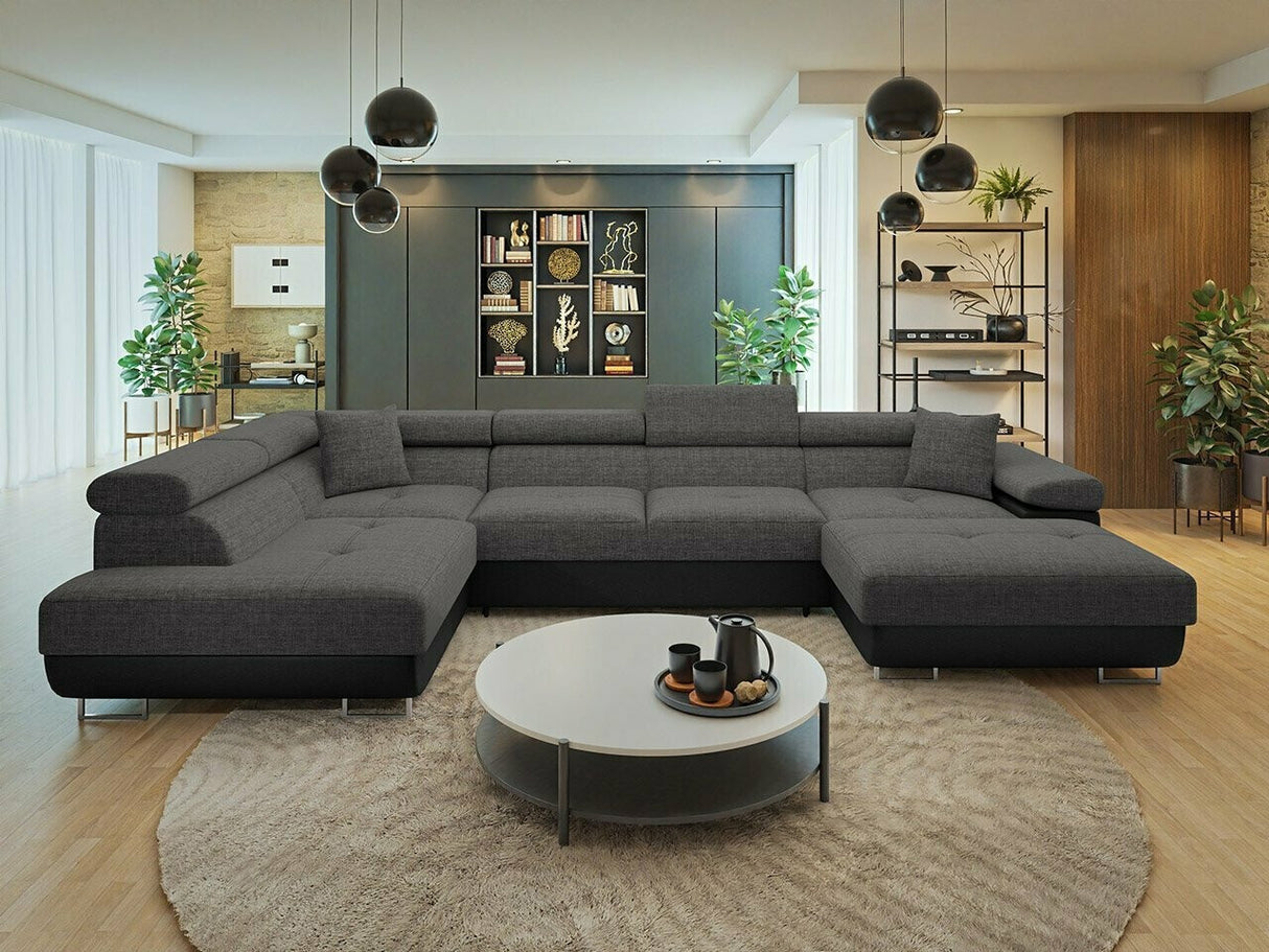 Sarokkanapé Narożnik TOREZIO BIS, Szín: Soft 011 + Lux 06, Változatok: Balos