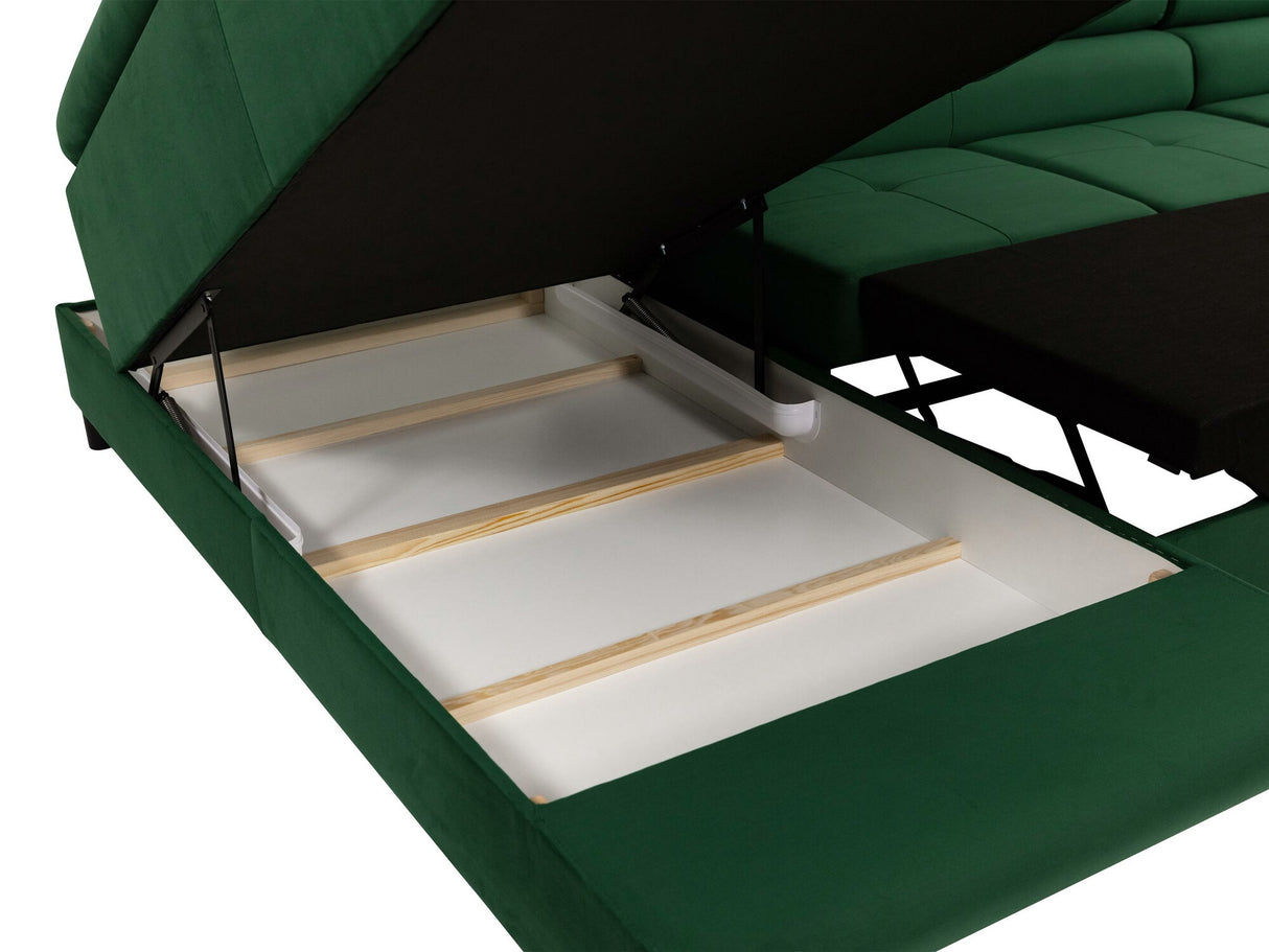 Sarokkanapé Narożnik TOREZIO BIS, Szín: Soft 017 + Lux 05, Változatok: Jobbos