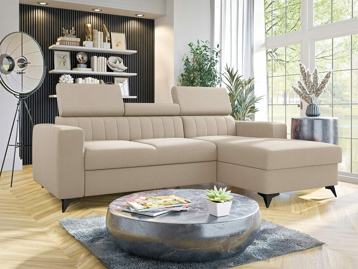 Sarokkanapé MILANO (Leviosenem), Szín: Mono 232, Változatok: Jobbos