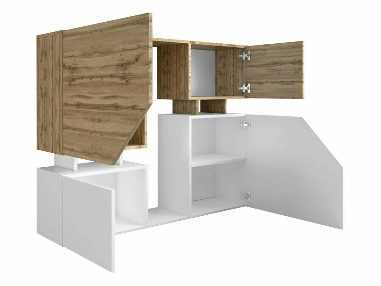 Szekrény Ceelias (Bekas), Szín: Wotan tölgy + Fehér