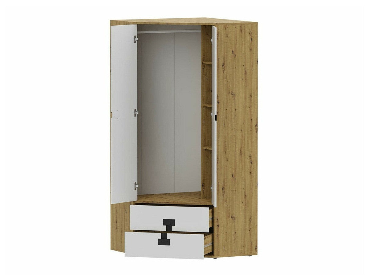 Sarokszekrény INDEX 02 (Tikrote), Szín: Artisan tölgy