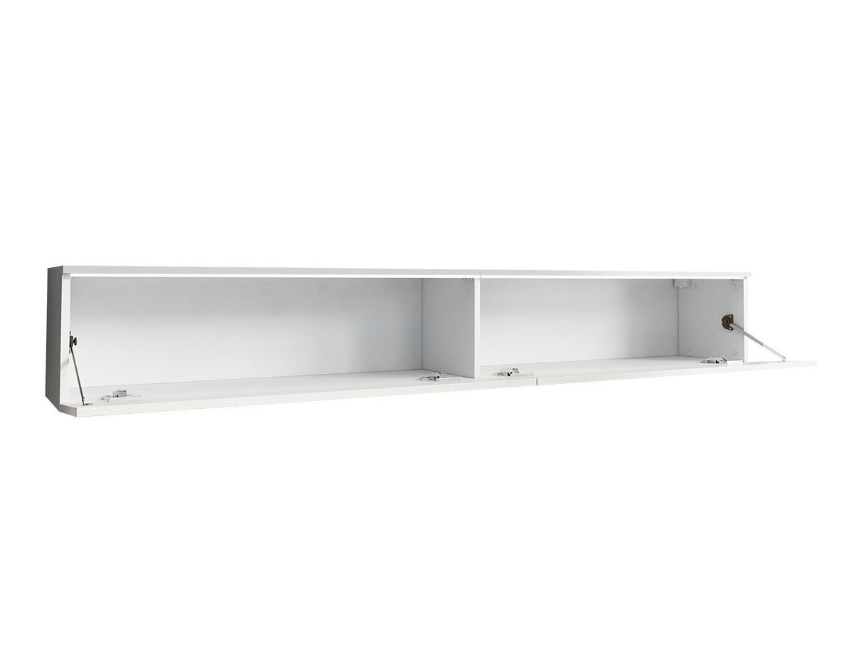 TV-állvány Lowboard D180 (Dlone 180), Led világítás: Nem, Szín: Fekete márvány