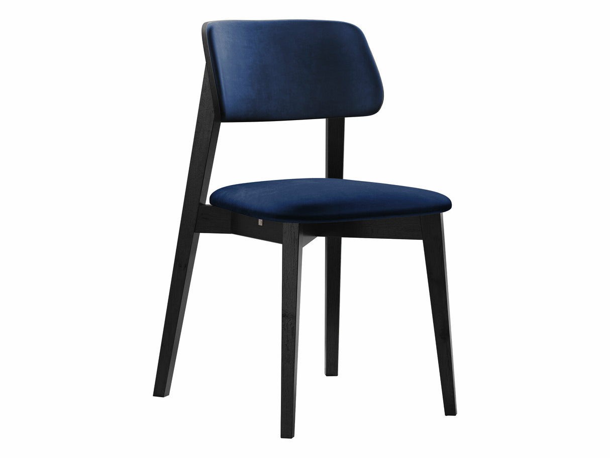 Szék Krzesło tapicerowane KT63/C, Kárpit: Magic Velvet 2216, Fa színe: Fekete