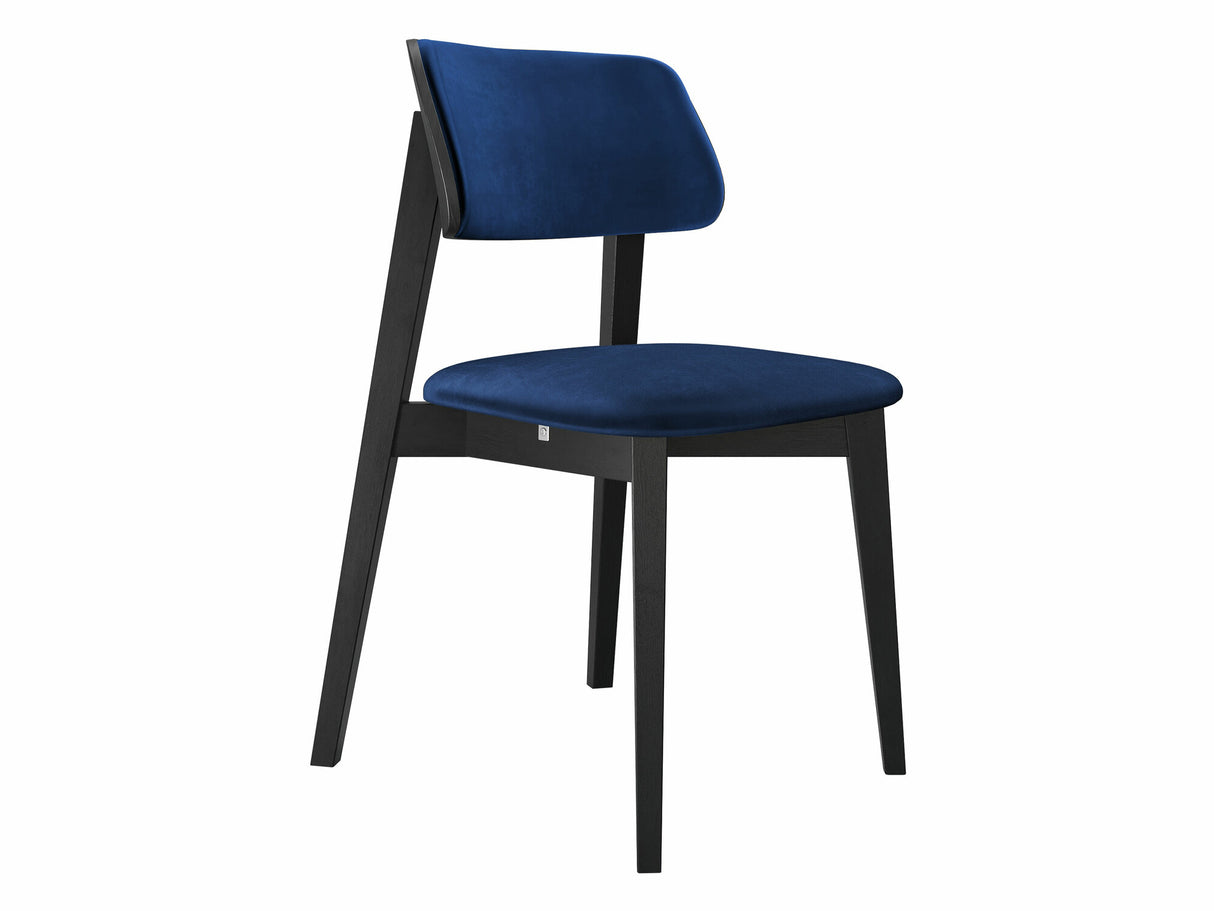 Szék Krzesło tapicerowane KT63/C, Kárpit: Magic Velvet 2216, Fa színe: Fekete