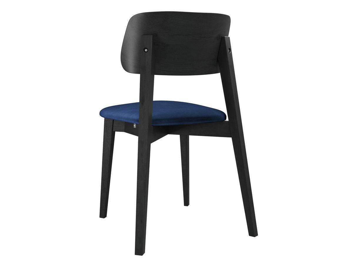 Szék Krzesło tapicerowane KT63/C, Kárpit: Magic Velvet 2216, Fa színe: Fekete