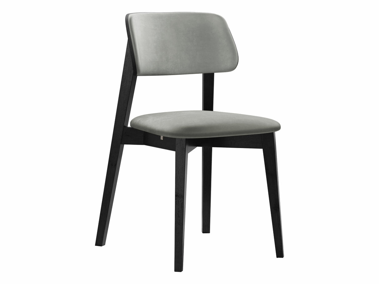 Szék Krzesło tapicerowane KT63/C, Kárpit: Magic Velvet 2217, Fa színe: Fekete