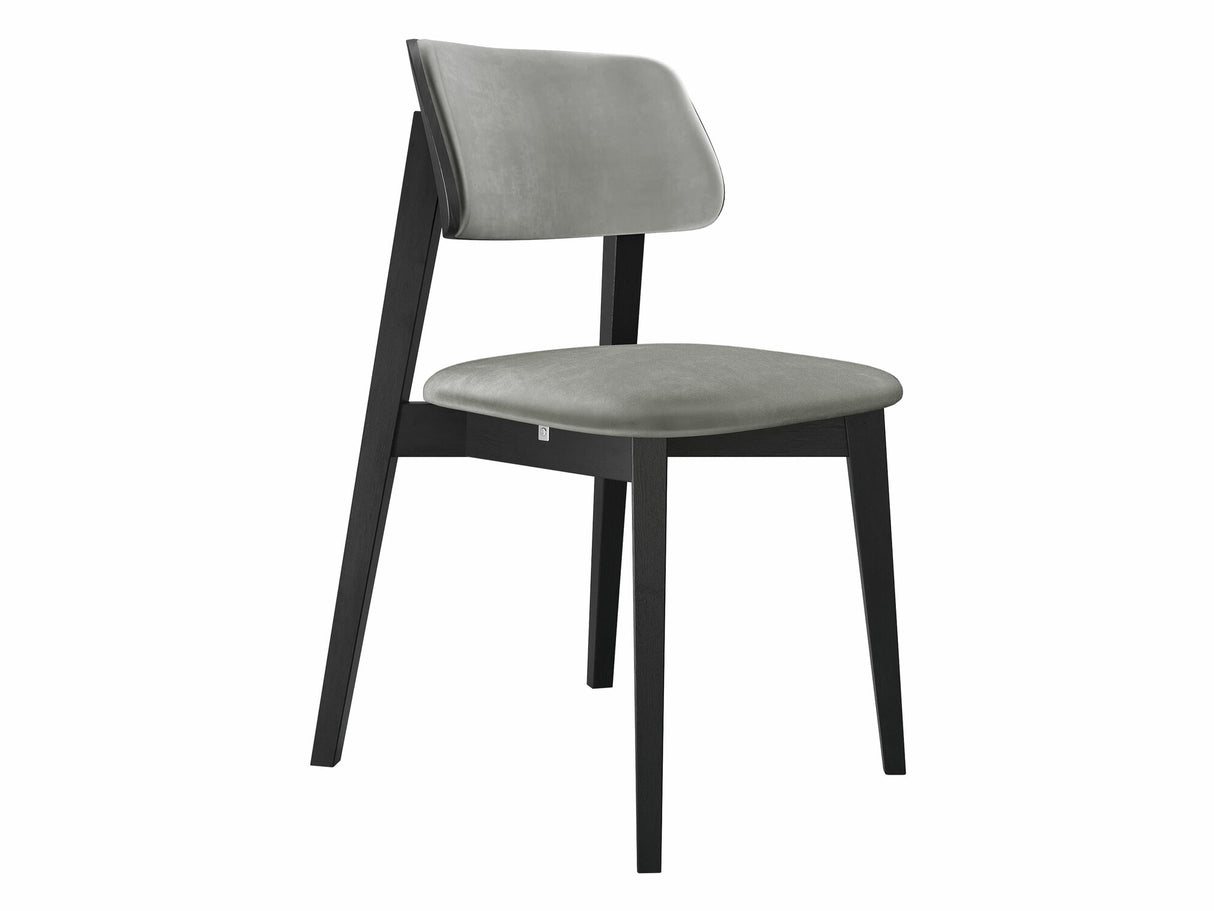 Szék Krzesło tapicerowane KT63/C, Kárpit: Magic Velvet 2217, Fa színe: Fekete