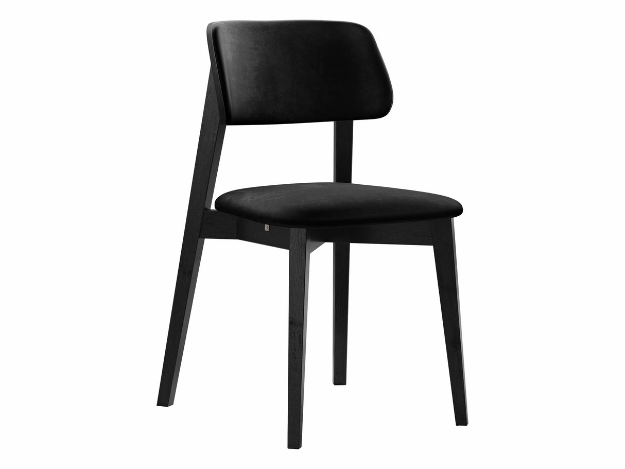 Szék Krzesło tapicerowane KT63/C, Kárpit: Magic Velvet 2219, Fa színe: Fekete