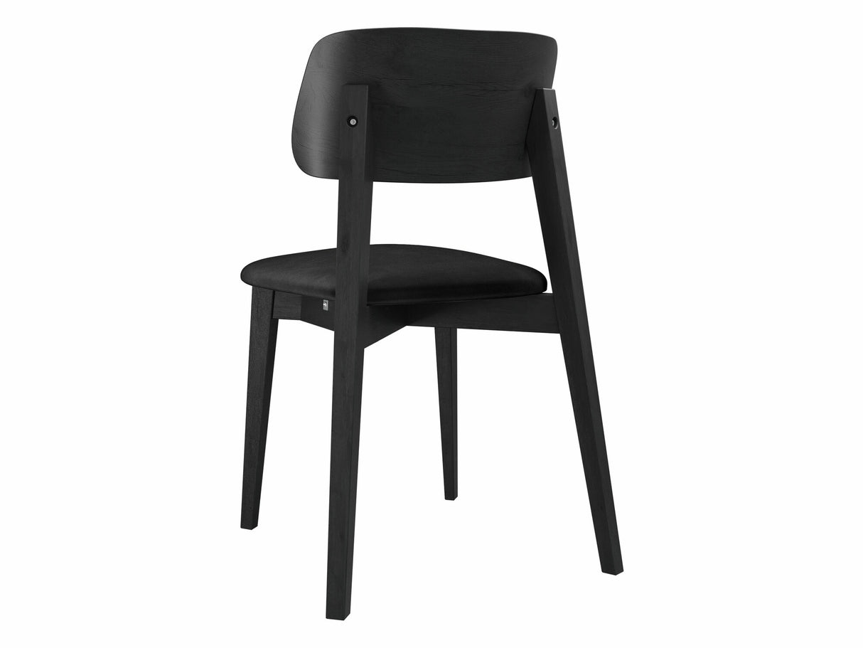 Szék Krzesło tapicerowane KT63/C, Kárpit: Magic Velvet 2219, Fa színe: Fekete