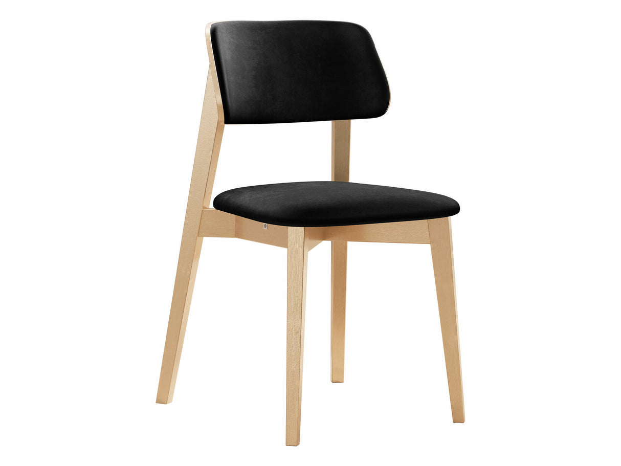 Szék Krzesło tapicerowane KT63/C, Kárpit: Magic Velvet 2219, Fa színe: Bükkfa