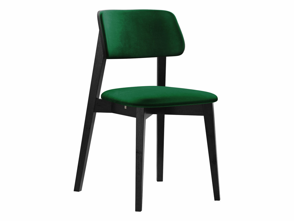 Szék Krzesło tapicerowane KT63/C, Kárpit: Magic Velvet 2225, Fa színe: Fekete