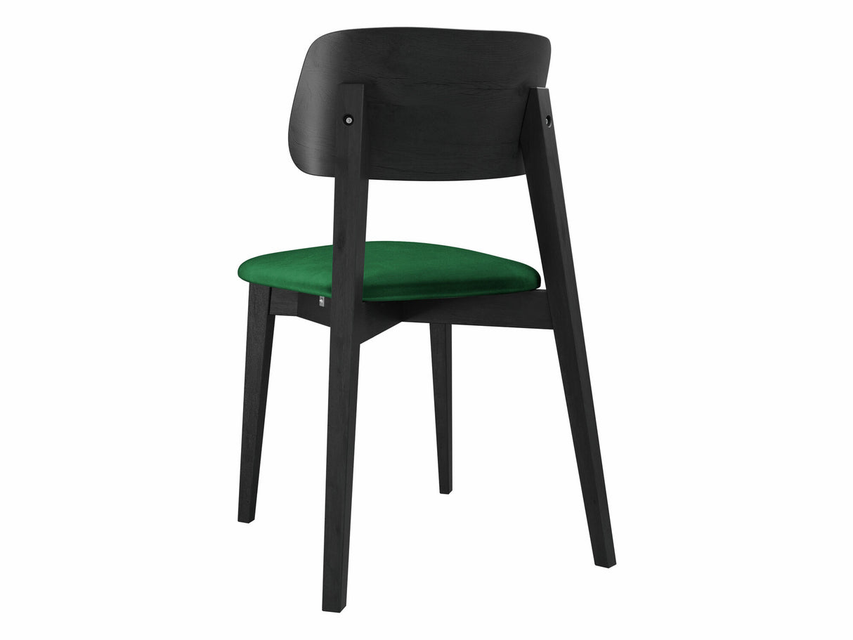 Szék Krzesło tapicerowane KT63/C, Kárpit: Magic Velvet 2225, Fa színe: Fekete