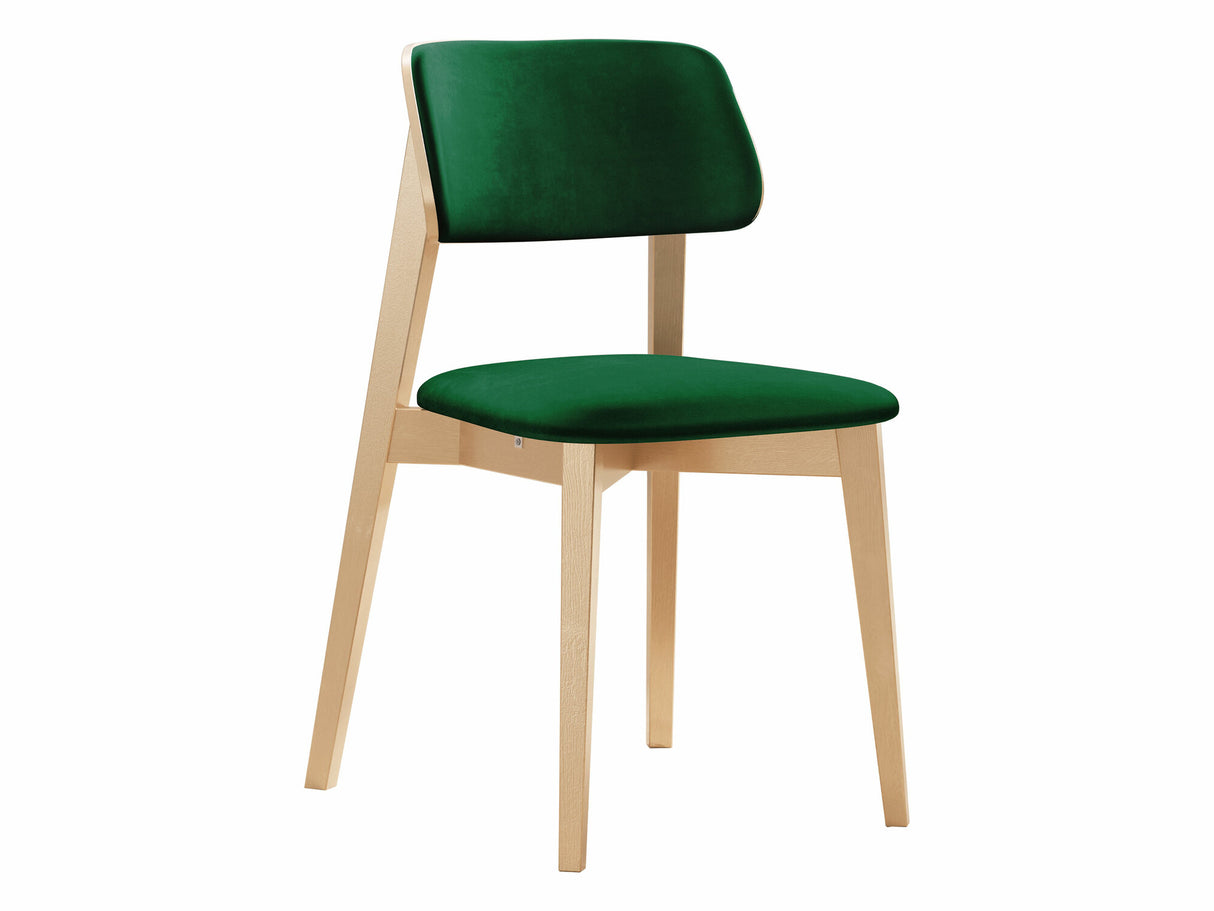 Szék Krzesło tapicerowane KT63/C, Kárpit: Magic Velvet 2225, Fa színe: Bükkfa