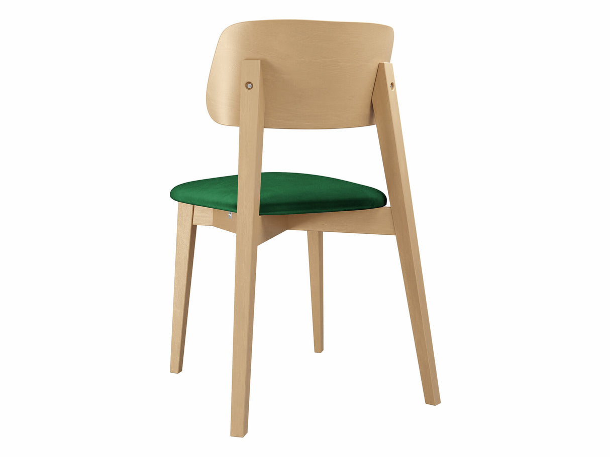 Szék Krzesło tapicerowane KT63/C, Kárpit: Magic Velvet 2225, Fa színe: Bükkfa