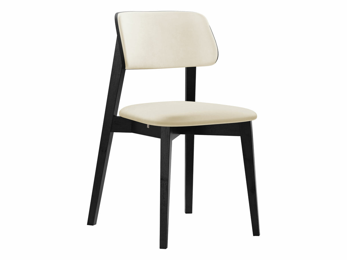 Szék Krzesło tapicerowane KT63/C, Kárpit: Magic Velvet 2250, Fa színe: Fekete