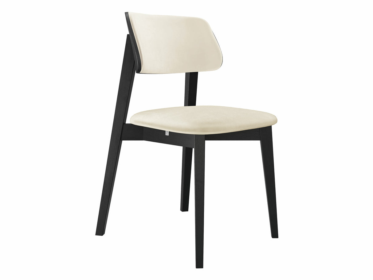 Szék Krzesło tapicerowane KT63/C, Kárpit: Magic Velvet 2250, Fa színe: Fekete