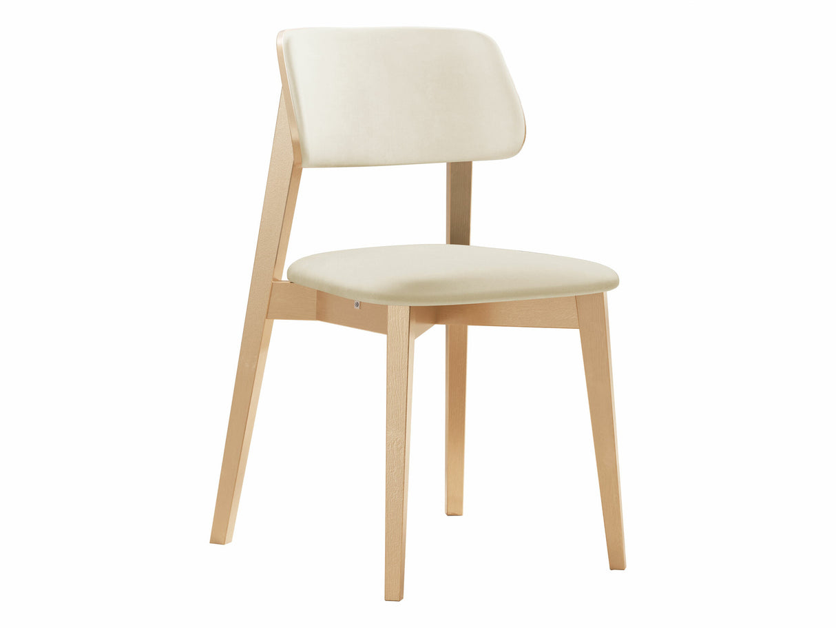 Szék Krzesło tapicerowane KT63/C, Kárpit: Magic Velvet 2250, Fa színe: Bükkfa