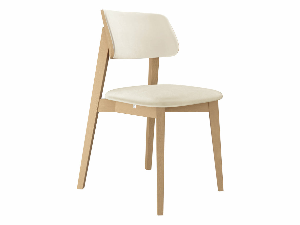 Szék Krzesło tapicerowane KT63/C, Kárpit: Magic Velvet 2250, Fa színe: Bükkfa