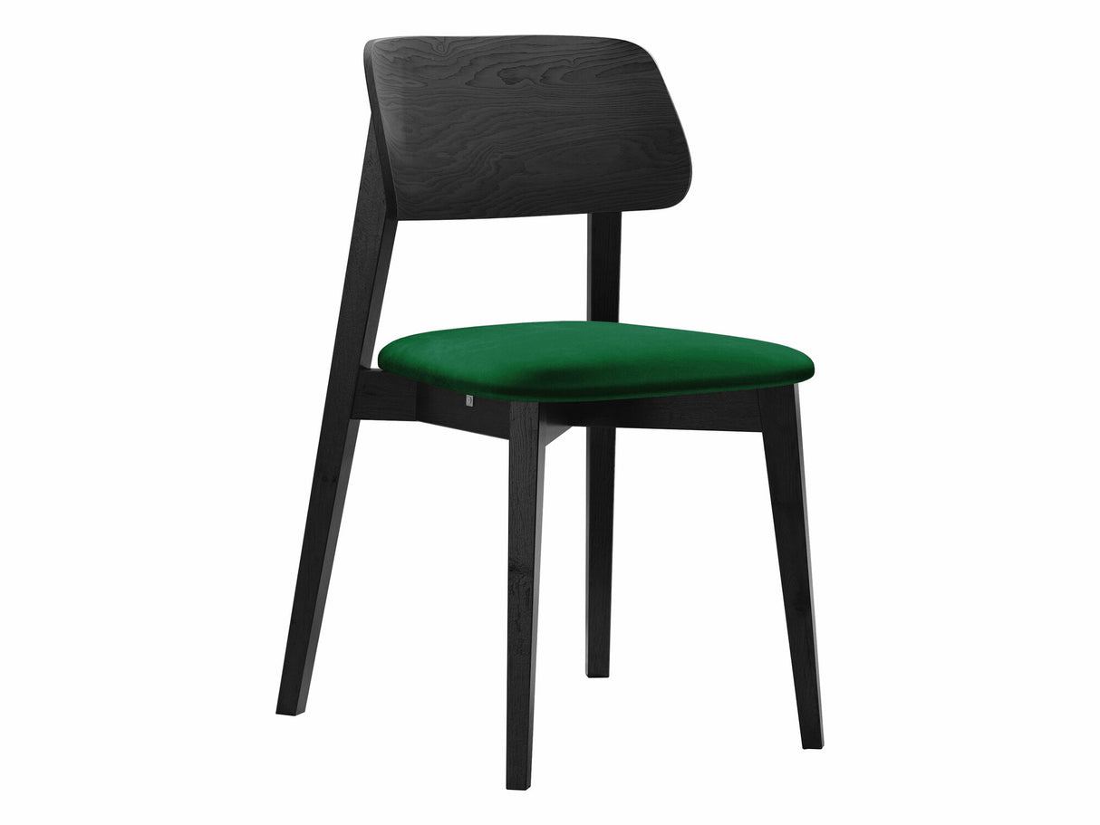 Szék Krzesło tapicerowane KT63, Kárpit: Magic Velvet 2225, Fa színe: Fekete