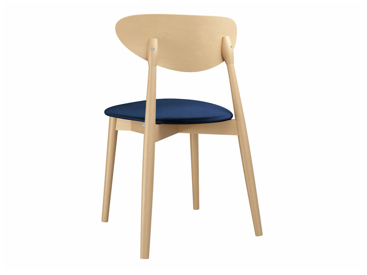 Szék Krzesło tapicerowane KT65/C, Kárpit: Magic Velvet 2216, Fa színe: Bükkfa