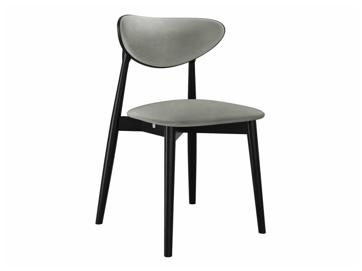 Szék Krzesło tapicerowane KT65/C, Kárpit: Magic Velvet 2217, Fa színe: Fekete