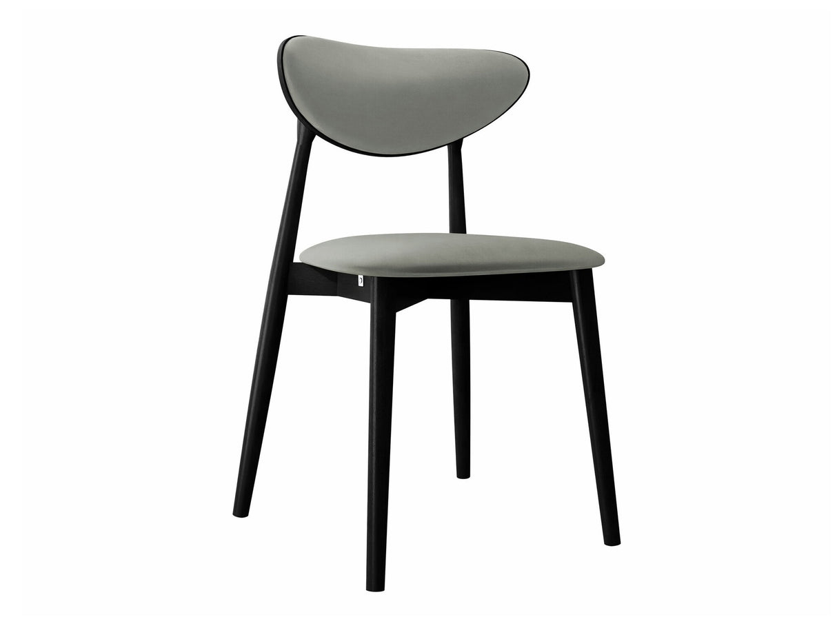 Szék Krzesło tapicerowane KT65/C, Kárpit: Magic Velvet 2217, Fa színe: Fekete