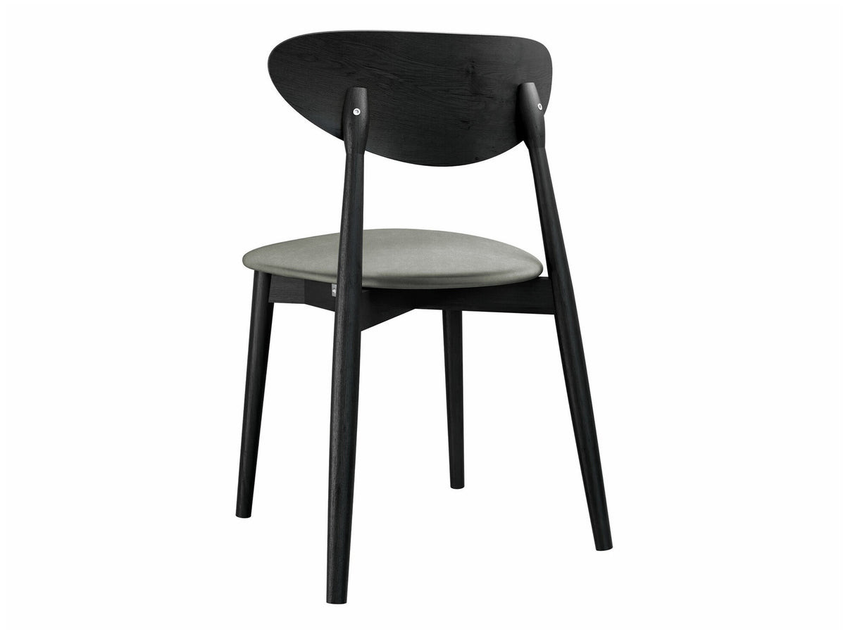 Szék Krzesło tapicerowane KT65/C, Kárpit: Magic Velvet 2217, Fa színe: Fekete